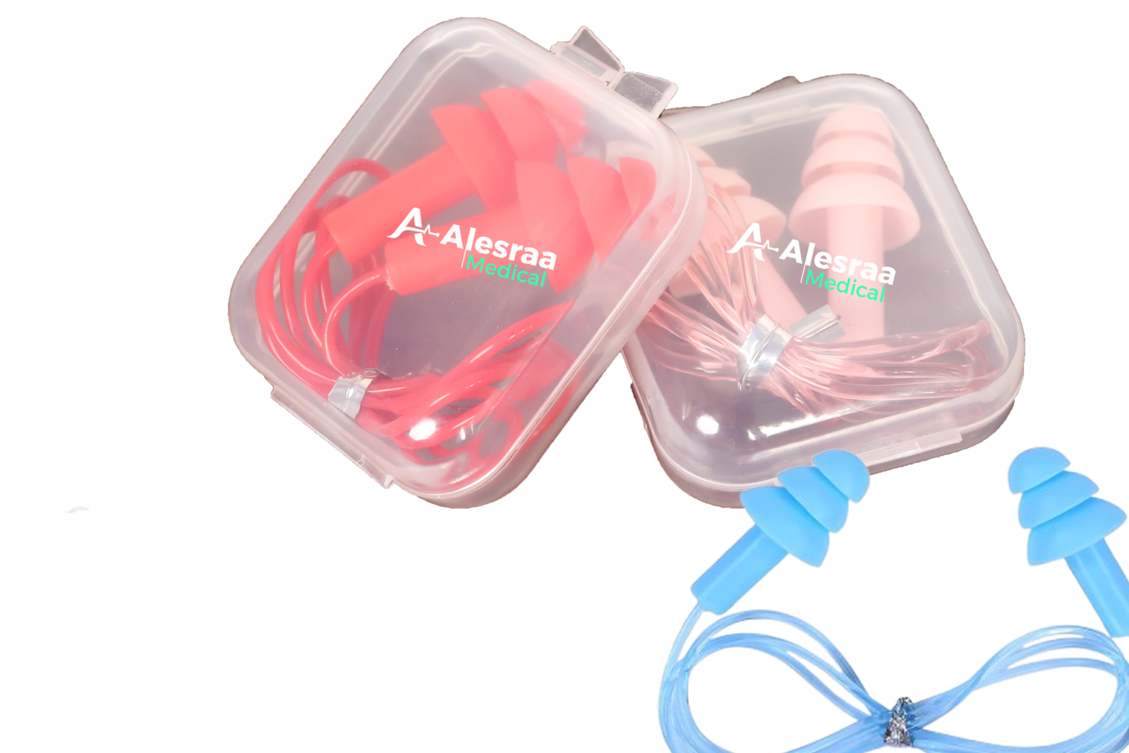 سدادات copy 5 زوج من سدادات الأذن السيليكون – للسباحة والنوم وتقليل الضوضاء، قابلة لإعادة الاستخدام، حماية فعّالة للأذن - الصورة 1